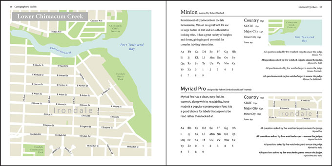 How-to-do-it books: Cartographer's Toolkit • Interior page spread